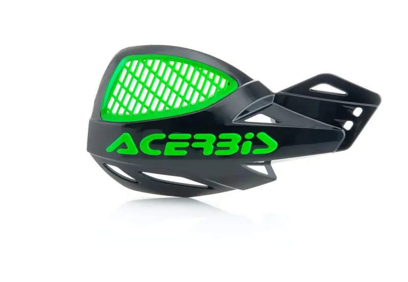 Acerbis Vented Uniko Handguard - Black/Green 1