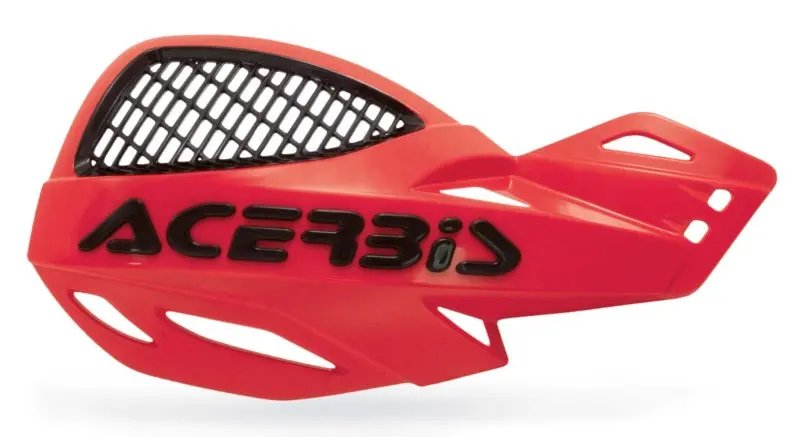 Acerbis Vented Uniko Handguard - Red/Black 1