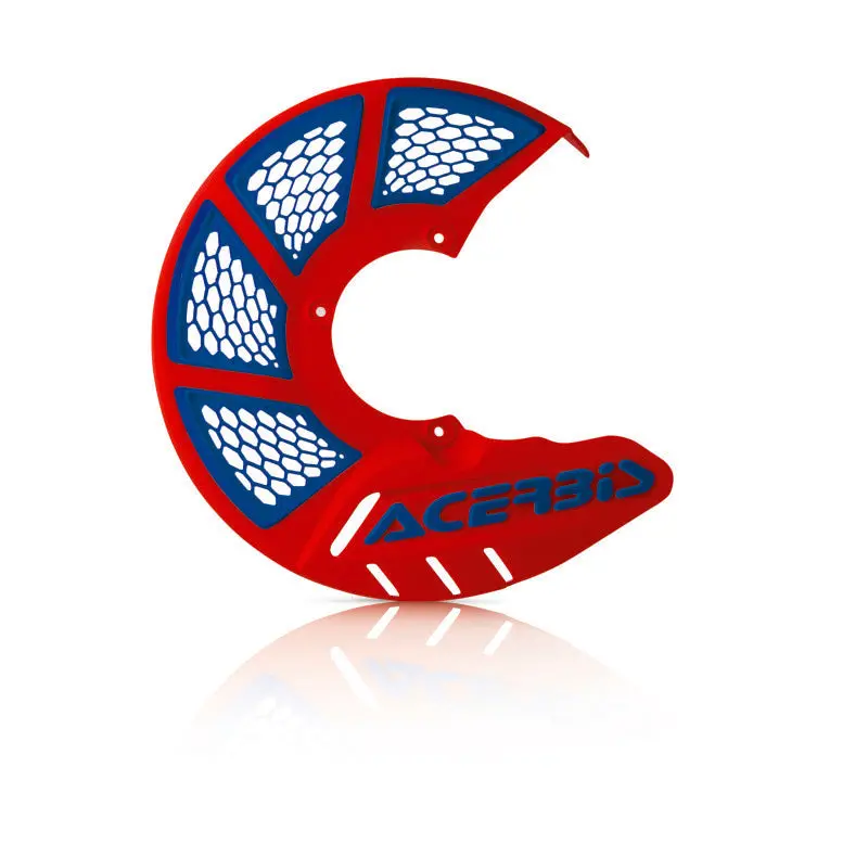 Acerbis X-Brake Vented Disc Cover - Red/Blue 1