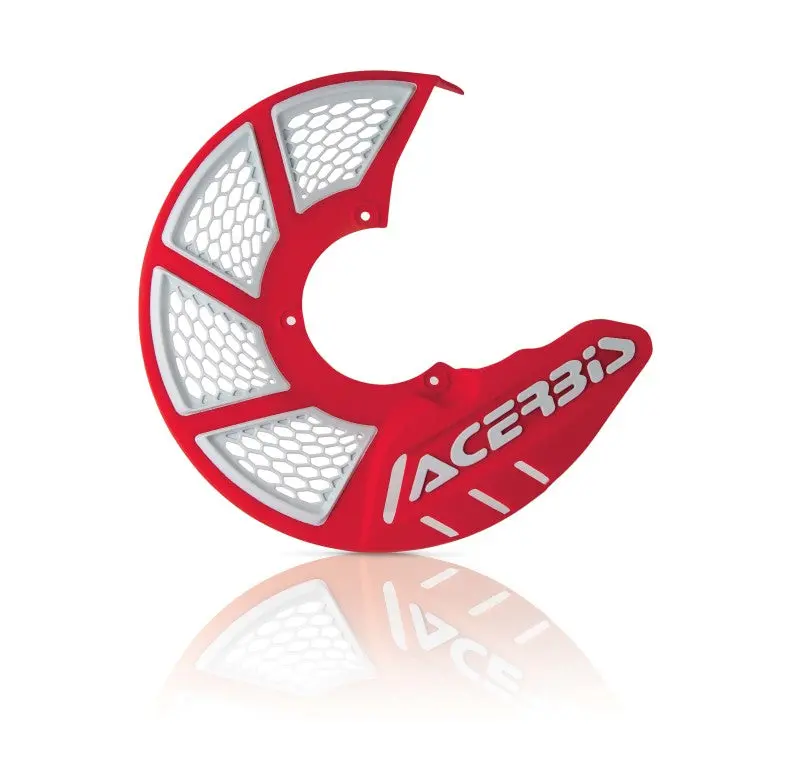 Acerbis X-Brake Vented Disc Cover - Red/White 1