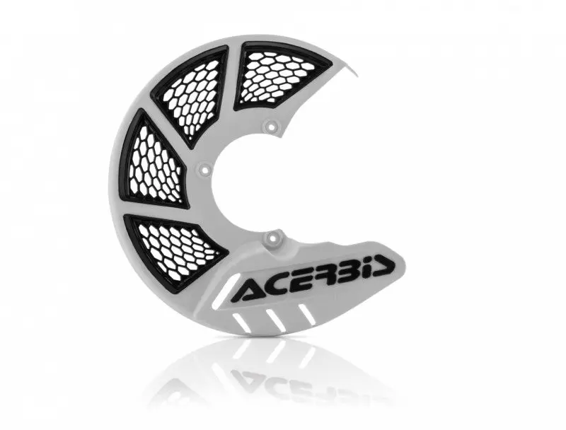 Acerbis X-Brake Vented Disc Cover - White/Black 1
