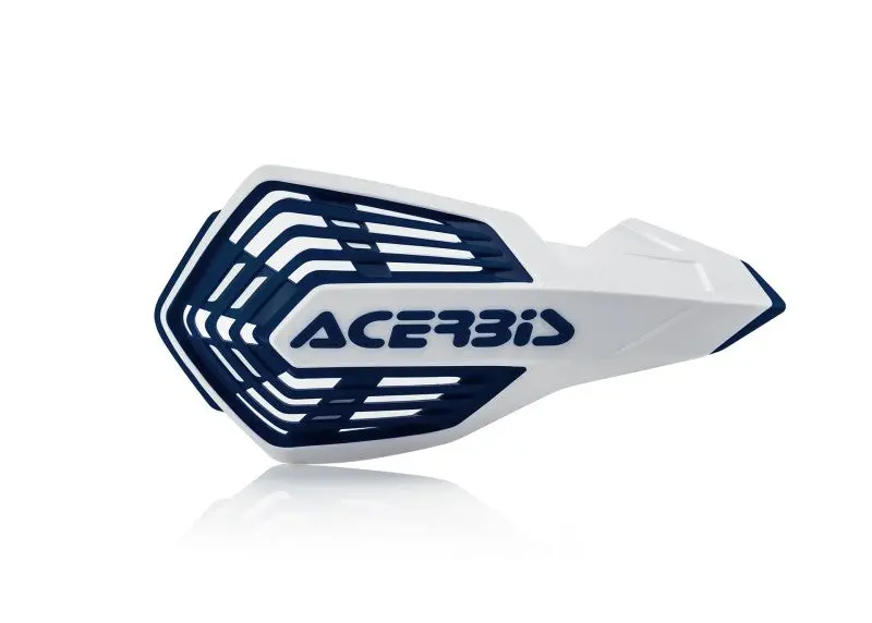Acerbis X-Force Handguard - White/ Dark Blue 1