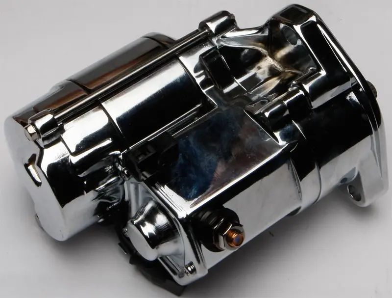 All Balls 80-1002 Big Twin Starter 1.4Kw Chrome 10-32 Shaft 1