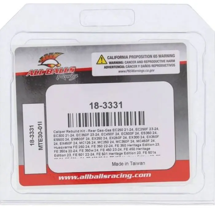 All Balls Racing 18-3331 Caliper Rebuild Kit 1