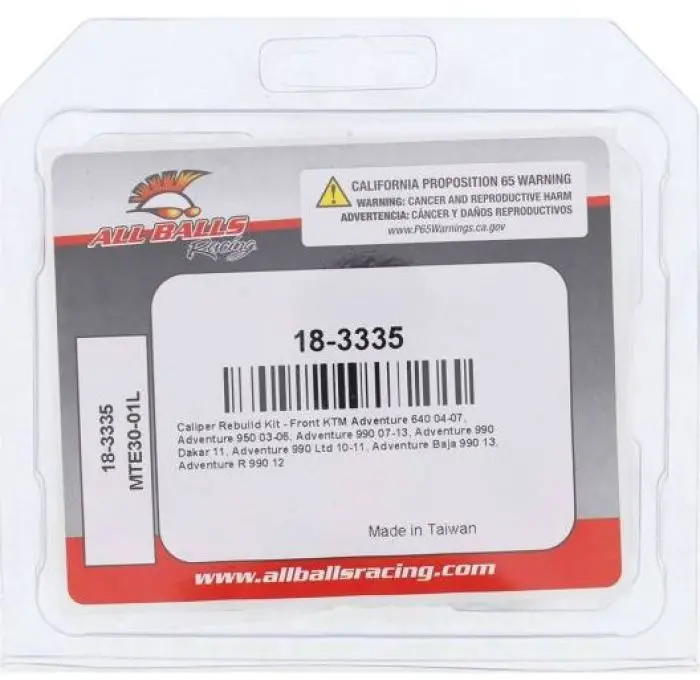 All Balls Racing 18-3335 Caliper Rebuild Kit 1