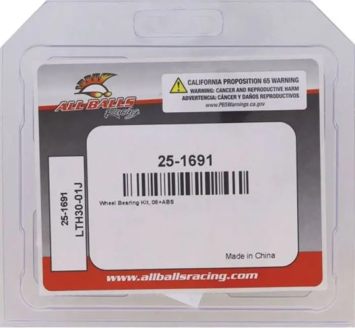 All Balls Racing 25-1691-21 Wheel Bearing Kit 2