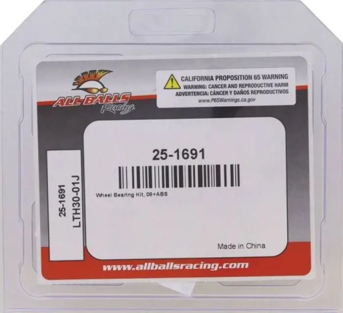 All Balls Racing 25-1691-26 Wheel Bearing Kit 2