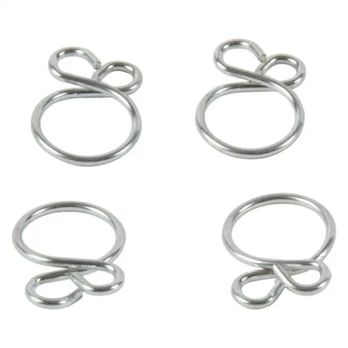 All Balls Racing Fs00058 Fuel Star Clamp Refill Kit - 4 Ire Type Clamps 7.6Mm I.D. 1