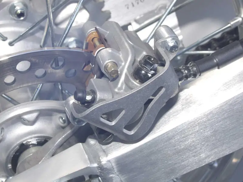 Alum Rear Caliper Guard Yz Wr#25-032 1