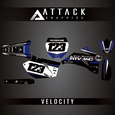 Attack Graphics Custom Velocity Complete Bike Graphics Kit#206982-P1 1