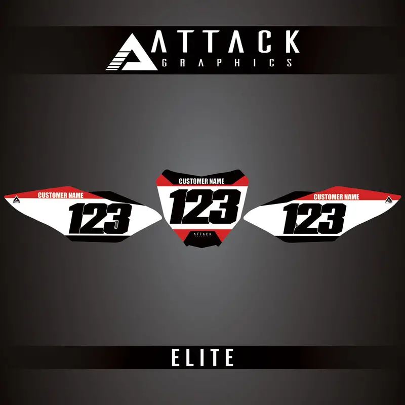 Attack Graphics Elite Restyle Number Plate Backgrounds#206988-P 1