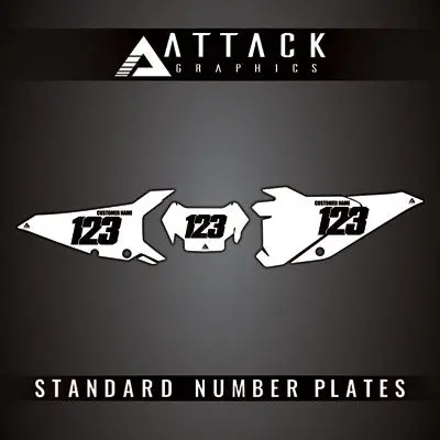 Attack Graphics Number Plate Backgrounds#Bet_F_08 1