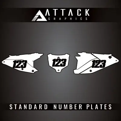 Attack Graphics Number Plate Backgrounds#Bet_F_09 1