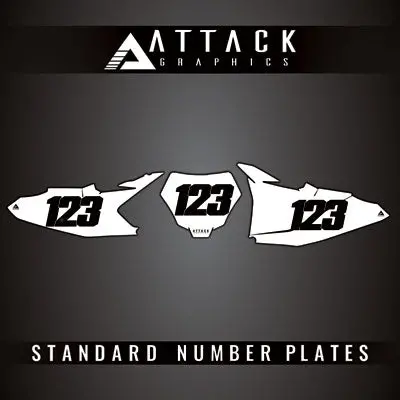 Attack Graphics Number Plate Backgrounds#Gas_F_12 1