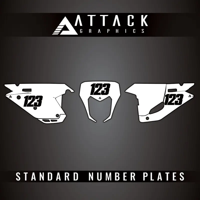 Attack Graphics Number Plate Backgrounds#She_F_02 1
