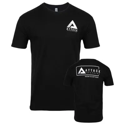 Attack Graphics Ride Custom T-Shirt Xxx-Large Black#217-201-0006 1