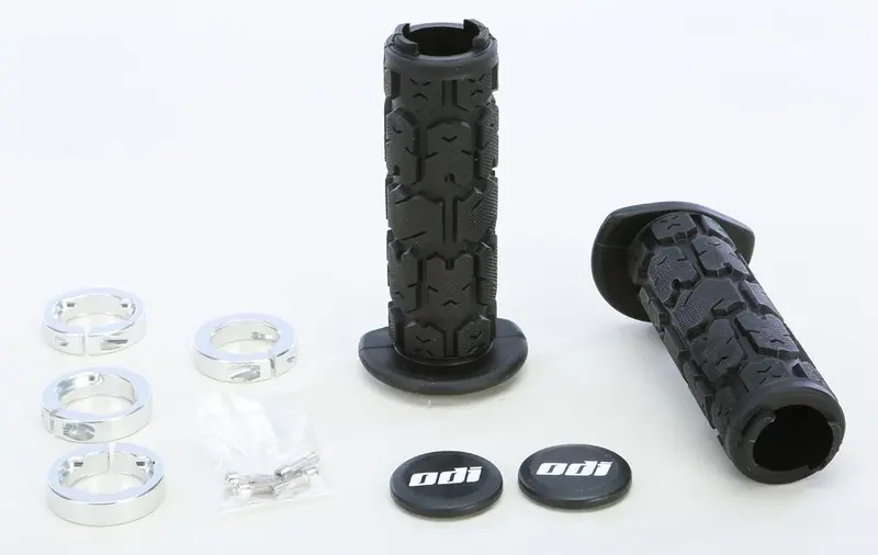 Atv Rogue Lockon Grip 120Mm Black/Silver#J31rgb-S 1