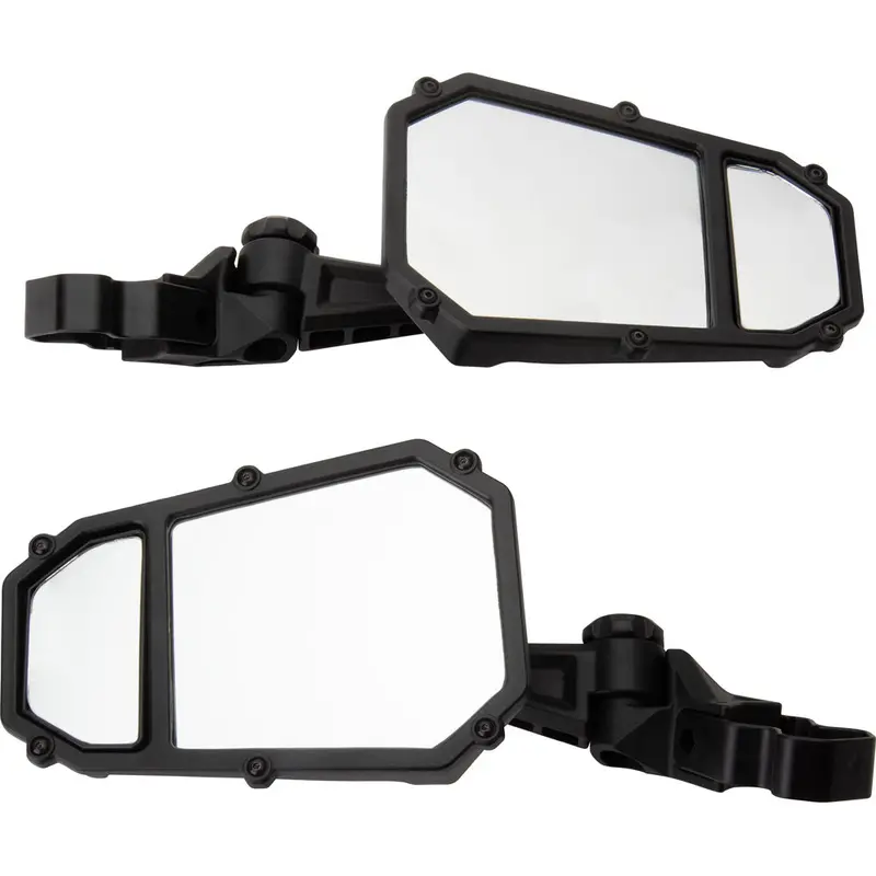 Atv-Utv Tek Elite Series Dual Breakaway Utv Mirror With Blindspot Set#Emirkit-Es2 1