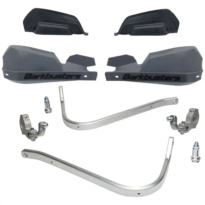 Barkbusters Universal Vps Two Point Mounted Handguard Kit Grey 7/8" Bars#2064370023 1