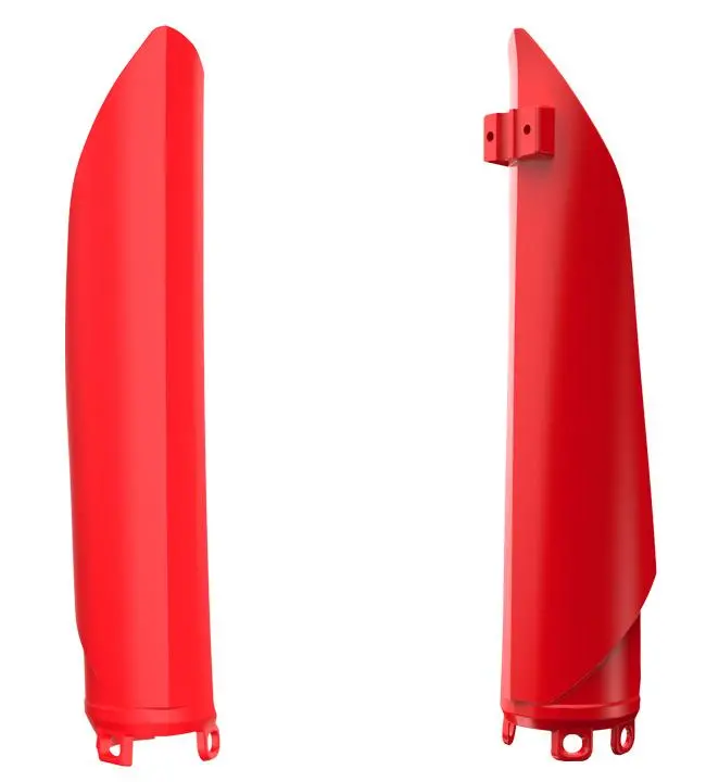 Beta Front Fork Guard Red #8398700001 1