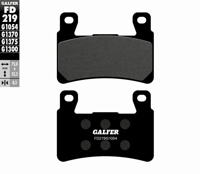 Brake Pads Semi Metallic Fd219g1054#Fd219g1054 1