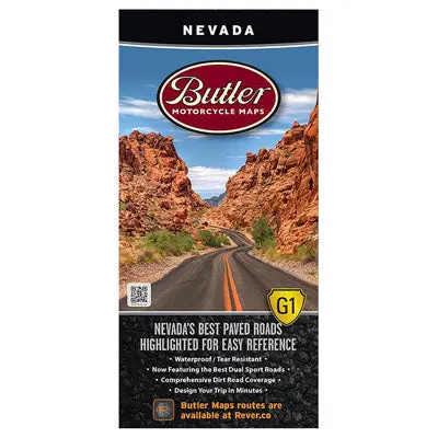 Butler Motorcycle Maps Nevada#Mp-124 1