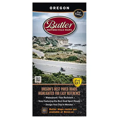 Butler Motorcycle Maps Oregon#Mp-110 1