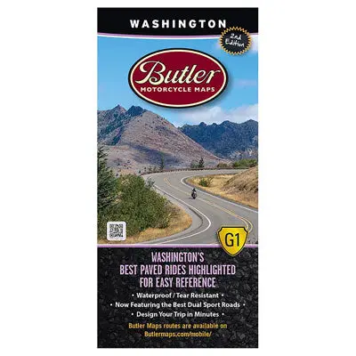 Butler Motorcycle Maps Washington#Mp-118 1