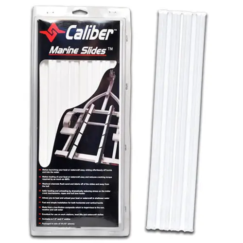 Caliber 23031 Marine Slides 1.5" X 15" - White #23031 1