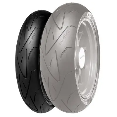 Continental Contisport Attack Hypersport Radial Front Motorcycle Tire 120/70Zr-17 (58W)#2443990000 1