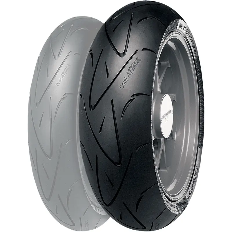 Continental Contisport Attack Hypersport Radial Rear Motorcycle Tire#122270-P 1