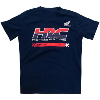 D'cor Visuals Honda Hrc2 T-Shirt Large Navy#80-130-3 1