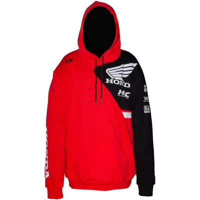 D'cor Visuals Honda Team2 Sweatshirt Xx-Large Red#85-219-5 1