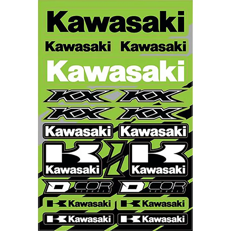 D'cor Visuals Kawasaki Decal Sheet#40-20-101 1