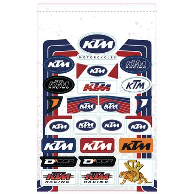 D'cor Visuals Ktm Retro Decal Sheet#40-30-103 1