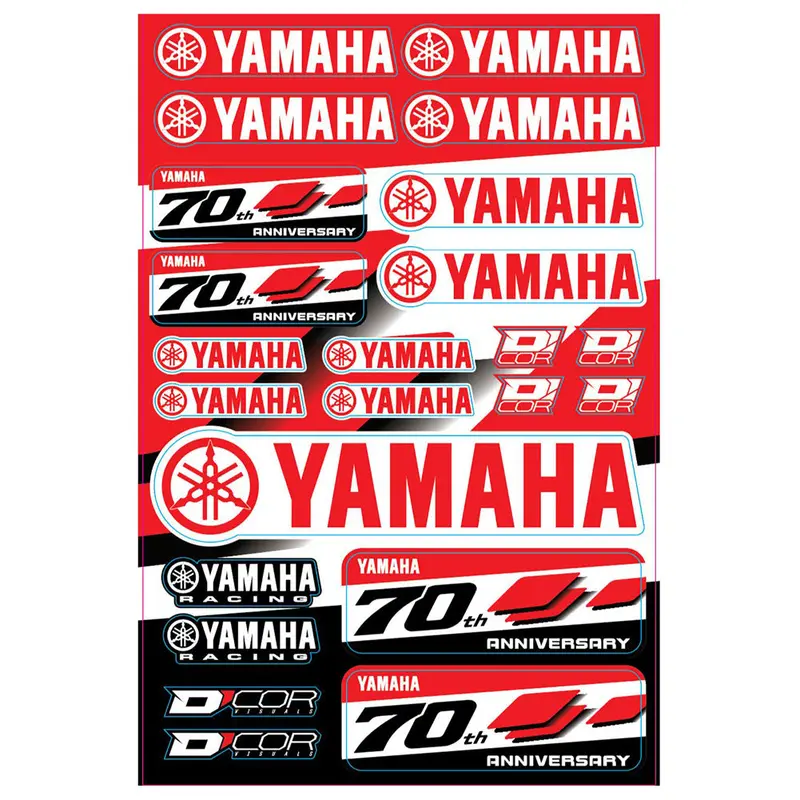 D'cor Visuals Yamaha 70Th Anniversary Decal Sheet#40-50-104 1
