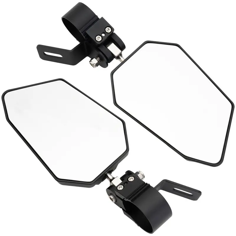 Dirtbag Brands Billet Side View Mirrors With Light Pod Mount#Mirror-01 1
