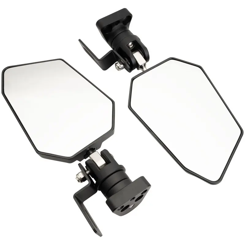 Dirtbag Brands Billet Side View Mirrors With Light Pod Mount#Mirror-02 1