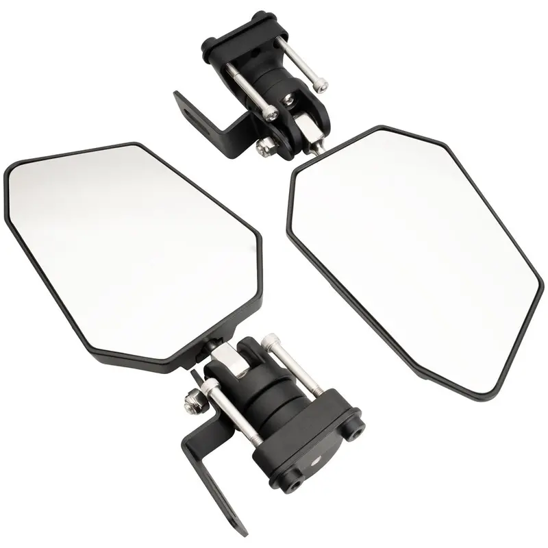 Dirtbag Brands Billet Side View Mirrors With Light Pod Mount#Mirror-03 1