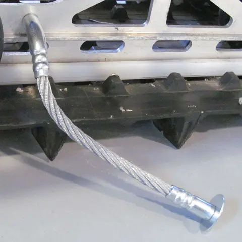 Duraflex Ice Scratchers +2" Length With Hi-Roller Tips #1401-Hr 1