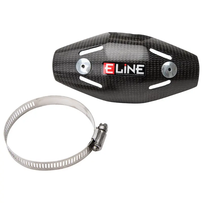 E Line Carbon Heat Shield For Fmf Megabomb / Megabomb Plus Header#194241-P 1