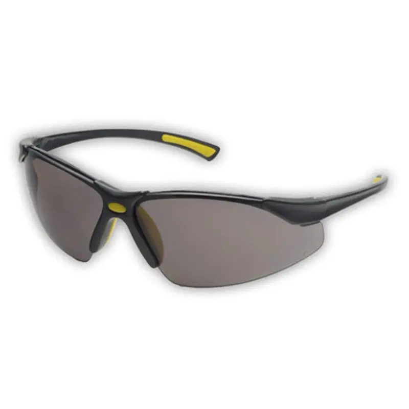 Elvex Sg-200G Safety Glasses Elite Style Gray Lens Black/Yellow Frame #Sg-200G 1