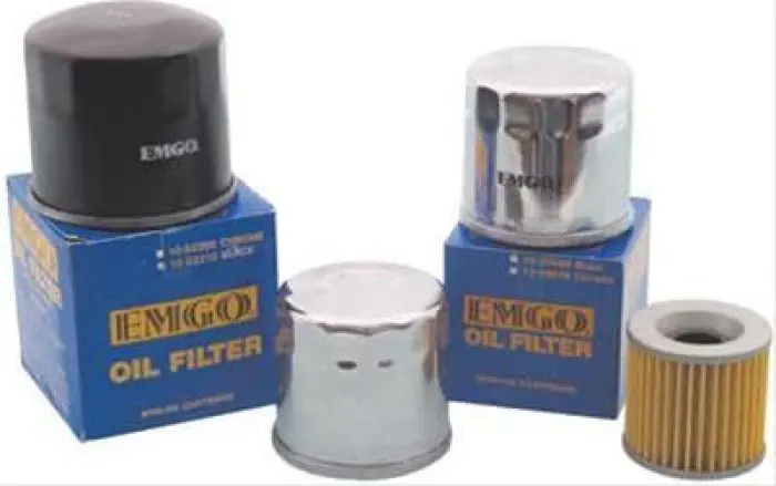 Emgo 10-24430 Oil Filter Spin On - Black #10-24430 1