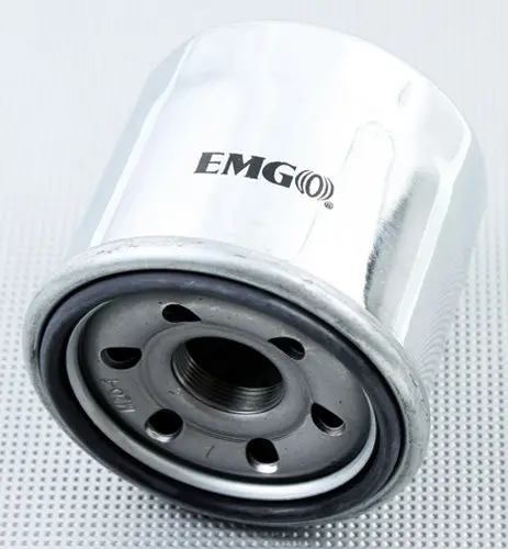 Emgo 10-55670 Spin On Oil Filter - Chrome #10-55670 1