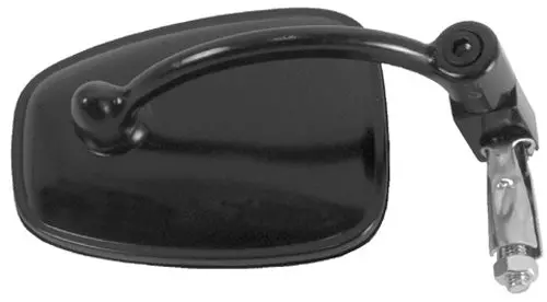 Emgo 20-34010 Handlebar End Mount Mirror 7/8" - Black #20-34010 1