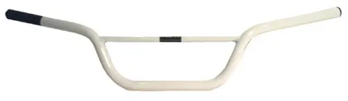 Emgo 23-92452 Dirt Bike Steel Handlebar - White #23-92452 1