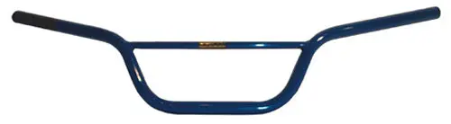Emgo 23-92473 Dirt Bike Steel Handlebar - Blue #23-92473 1