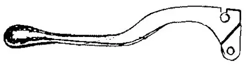 Emgo 30-27002 Brake Lever #30-27002 1