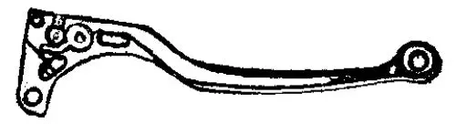 Emgo 30-64812 Clutch Lever - Left #30-64812 1