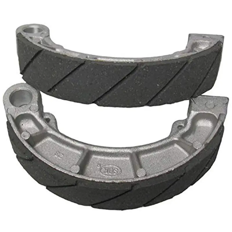 Emgo 93-27258 Grooved Shoe Full Metal Pad - Front #93-27258 1